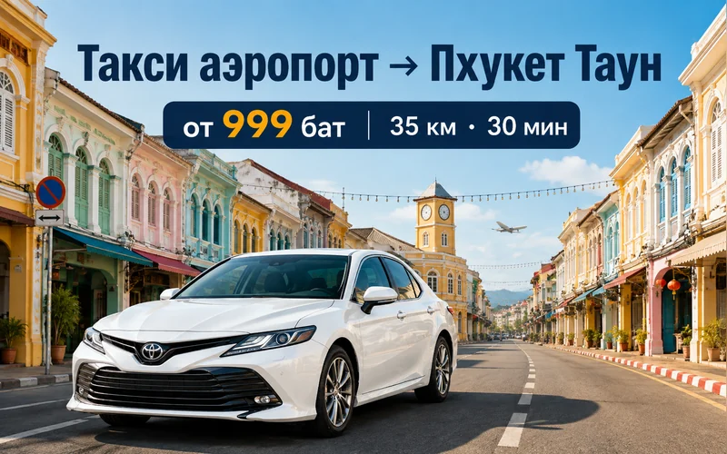 Такси из аэропорта Пхукета в Пхукет-Таун